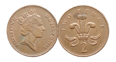 2 пенса, Великобританія, 1997. Законний платіжний засіб (50237)