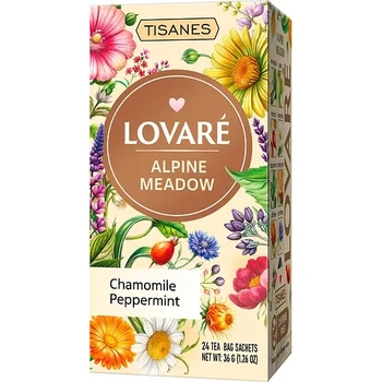 Чай Lovare Alpine meadow трав'яний 24 пакетика
