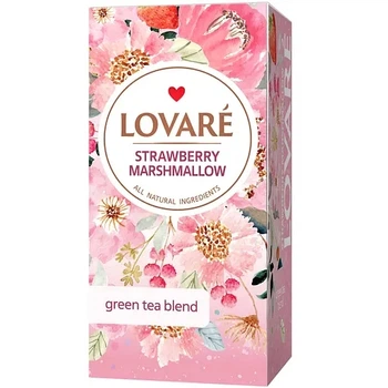 Чай Lovare клубничный зефир 24 пакетика