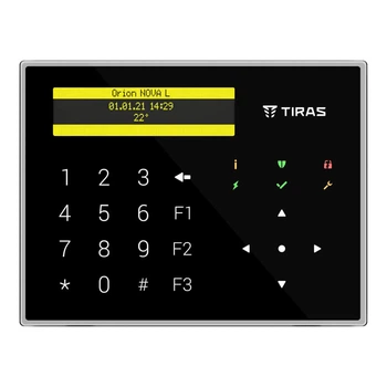 Клавиатура Tiras K-GLCD Black с OLED-дисплеем (21-00018)