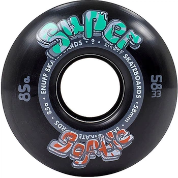Набір коліс для скейтборду Enuff Super Softie Black 58 мм (sdi4329)