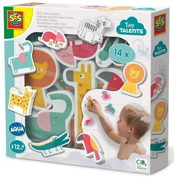 Ігровий набір для купання Ses Тварини Сафарі 14 шт (13097 30978) (8710341130978)