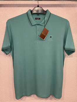 Чоловіча футболка- поло батальна з коротким рукавом Loro Piana 4XL (0918)