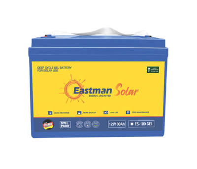 Аккумуляторная батарея EASTMAN ES100 DEEP CYCLE GEL 12V 100Ah T16, 750 cycles, 800A (330 x171x214(220)) Blue. 30.5kg Q1/30