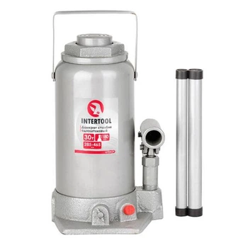 Домкрат Intertool одноштоковий 30т 285-465мм (GT0029)