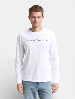 Лонгслів чоловічий Tom Tailor 1047769-20000 S White (4069402364741)