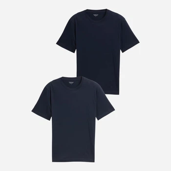Набор футболок хлопковых длинных мужских Tom Tailor 1048393-10668 L 2 шт Sky Captain Blue (4069402244524)