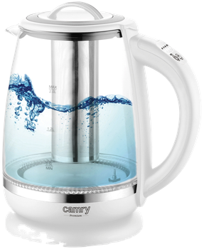 Czajnik elektryczny Camry CR 1290 White