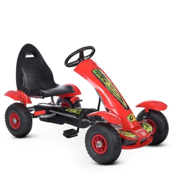 Детский спортивный картинг/веломобиль/машина на педалях Bambi M 1450 (Красный)