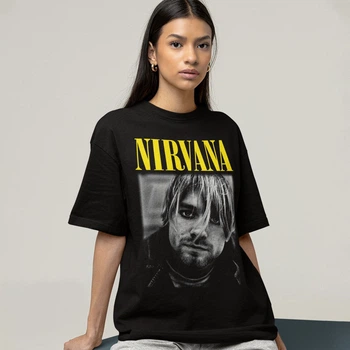 Футболка Nirvana (Kurt Cobain Portrait) 2XL чорний