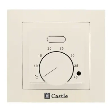 Терморегулятор механічний Castle AC308H слонова кістка