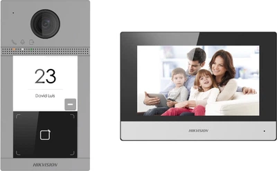 Комплект видеодомофона Hikvision DS-KIS604-S