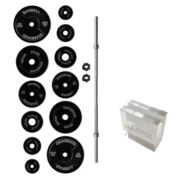 Іграшкова металева штанга Standard Barbell с подставкой