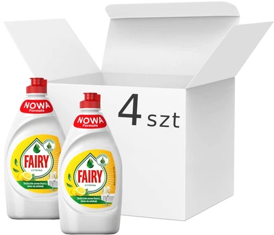 Засіб для миття посуду Fairy Лимонний 4х450 мл (4015400956082/4)
