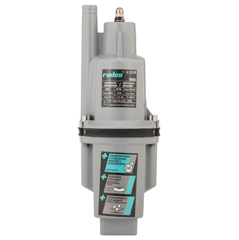 Насос колодезный RUDES вибрационный VB60 250Вт Hmax 72м 1.2м³/ч с верхним забором воды DG-56319