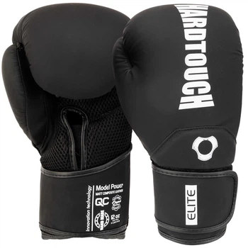 Перчатки для бокса боксерские перчатки Hard Touch Elite 5229 12 унций Black
