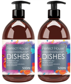 Засіб для миття посуду Perfect House Dishes професійний 2 x 500 мл (5902305000868/2)