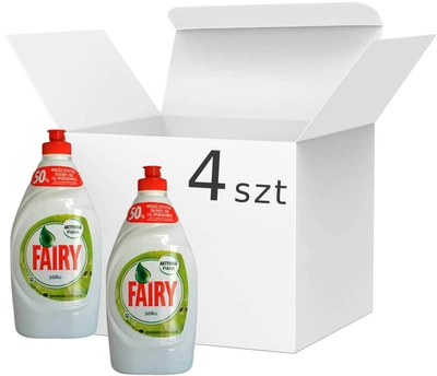 Засіб для миття посуду Fairy Яблуко 4х450 мл (4015400956181/4)