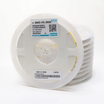 Резисторы SMD 0603 на бобине 1/10 Вт / RF0603-3R00-FJ / 3 Ом / 1% / 5000 шт