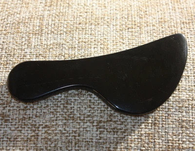 Скребок Гуаша кость-рог буйвола ножичек