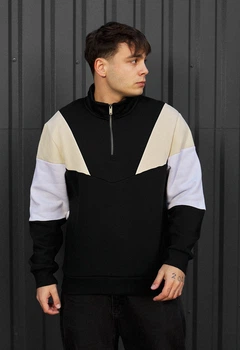 Олімпійка Staff YK mix 1 zip fleece XXL