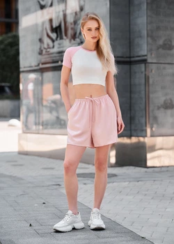 Жіночі шорти Staff due light pink S