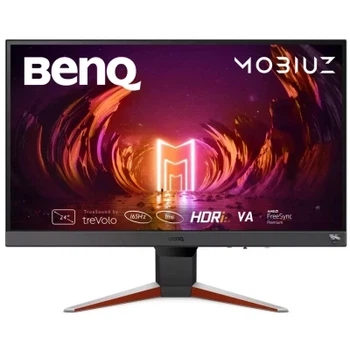 TFT 24" BenQ EX240N, VA, 165 Hz, 1 мс, HDMI, DP, колонки, темно-сірий