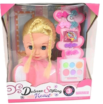 Głowa do stylizacji i makijażu Gazelo Deluxe Styling Head 25 cm G160794 (5900949477251)