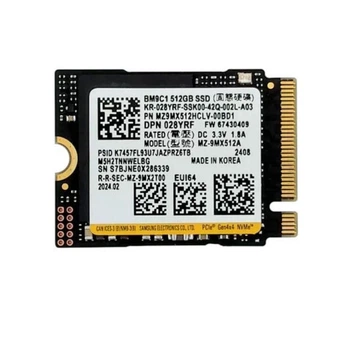 Накопитель SSD 512GB Samsung M.2 2230 PCIe 4.0 x4 TLC (MZ-9MX512A) ( 12474 )