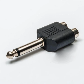 Адаптер RCA - jack 6,35mm аудио