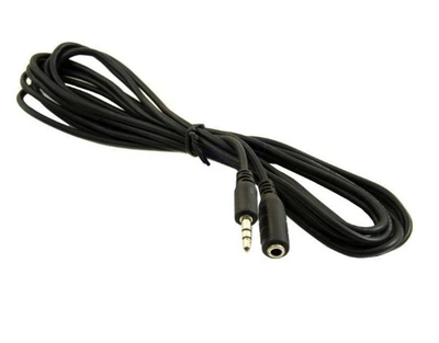 Аудио-кабель 3.5 jack/M/F (удлинитель) 1.5м