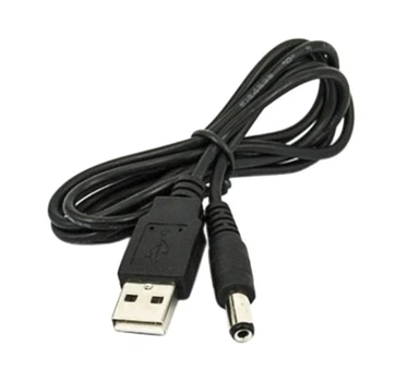 Кабель USB папа- Power 5,5/2,1 mm 1метр без преобразователя