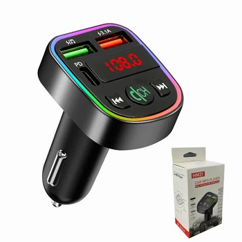 FM модуль MP3 передатчик музыки для автомобиля беспроводной с USB и картой памяти для воспроизведения аудио