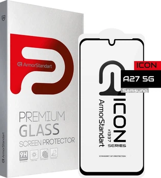 Защитное стекло ArmorStandart Icon для смартфона Samsung Galaxy A27 5G Black (ARM89660)