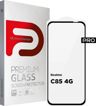 Защитное стекло для смартфона Realme C85 4G ArmorStandart Pro Black (ARM89892)