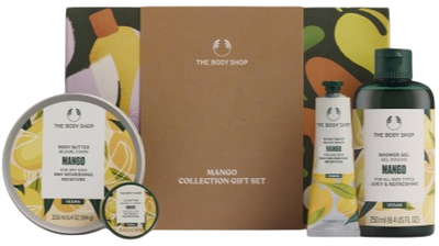 Подарунковий набір The Body Shop Mango Гель для душу 250 мл + Крем для тіла 200 мл + Крем для рук 30 мл + Бальзам для губ 10 мл (5028197472757)