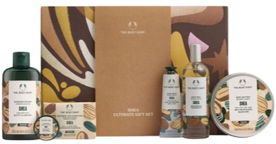 Набір The Body Shop Shea Крем для душу 250 мл + Спрей для тіла 100 мл + Олія для тіла 200 мл + Мило 100 г + Бальзам для губ 10 мл + Бальзам для рук 30 мл (5028197472788)