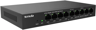Роутер Tenda 9 Port Gigabit Ethernet PoE Black (G0-8G-PoE)