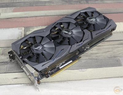 Видеокарта Asus PCI-Ex GeForce NVIDIA GeForce GTX 1070 ROG Strix 8GB GDDR5 Б/У