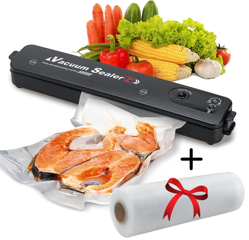 Вакуумный упаковщик Vacuum Sealer с вакуумной пленкой 30×500 см