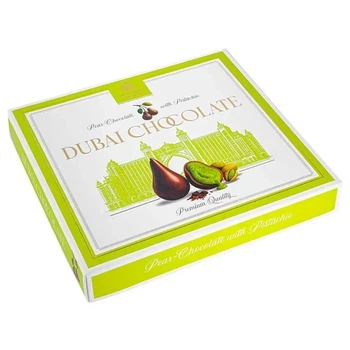 Дубайські цукерки Lux Choco «Груша з фісташкою» 175 г
