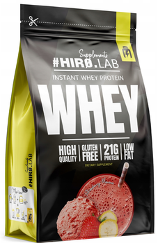 Протеїн HIRO.LAB Instant Whey Банан та полуниця 750 г (5060727120974)