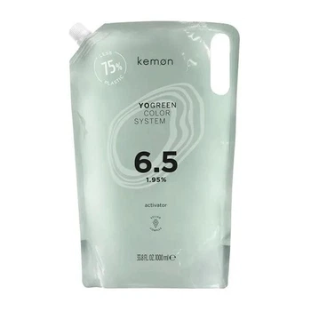 Рефил активатора KEMON Yo Green Activator BAG 1.95% (6.5 vol.) без аммиака для окрашивания волос, 1000 мл