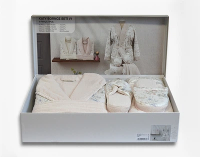 Женский махровый набор Pupilla Katy V1 пудровый