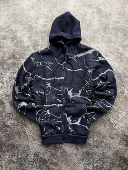 Спортивная кофта мужская зип худи синяя M pvlnks-382