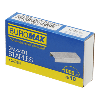 Скоба №10, BUROMAX JOBMAX 4401(1000 шт.) (10/1000), /BM.4401/