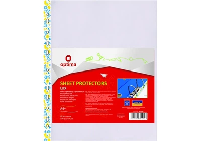 Файл А4+ OPTIMA 40 мк 35104 (100шт.) з орнаментом жовто-блакитним (20) /O35104/