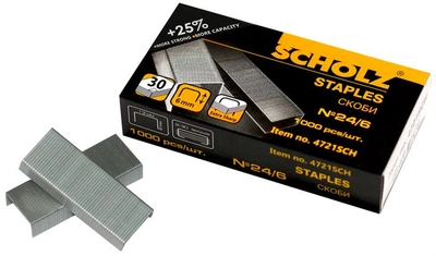Скоба №24/6, SOZ 4721 (1000шт.) (10) /4721SCH/