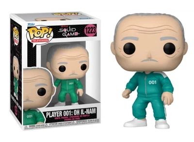 Фигурка Фанко Игра в Кальмара Игрок 001 Ох Иль Нам №1223 Squid Game Player 001 Oh IL-Nam Funko 64796