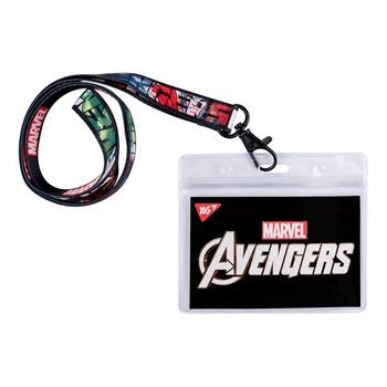 Бейдж (ідентифікатор) YES 940226 100х90мм Marvel.Avengers, горизонтальний на стрічці з принтом /940226/